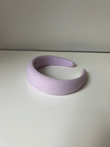 Haarreifen Flieder Baumwolle